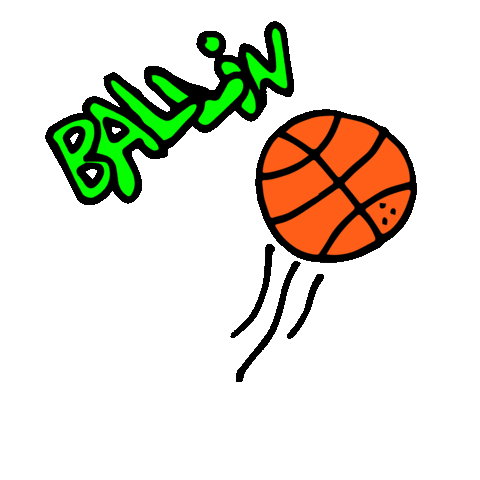 Art Basketball Sticker by Nuttz