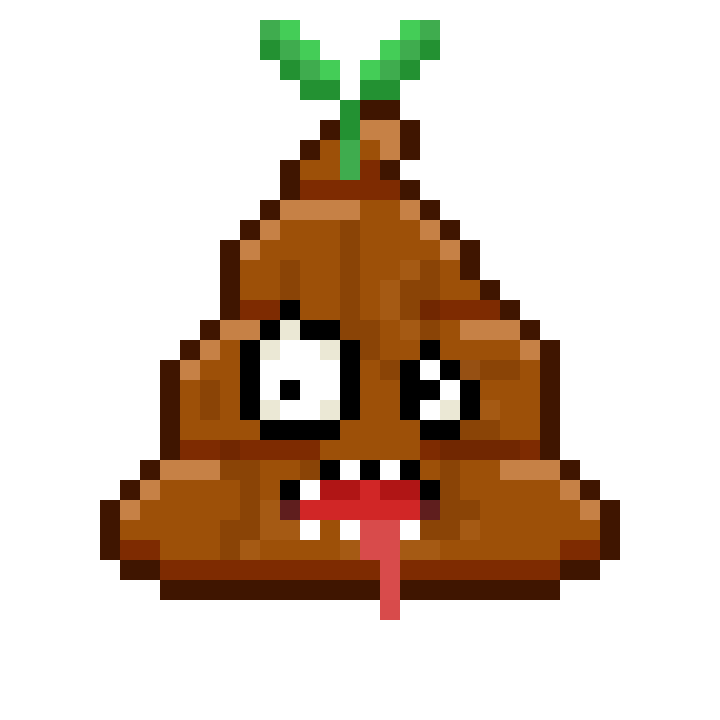 Art Shitting Sticker by Poopies.io