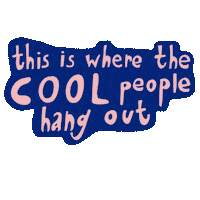 Hang Out Party Sticker