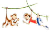 SMChile mono selva explorar papelucho Sticker