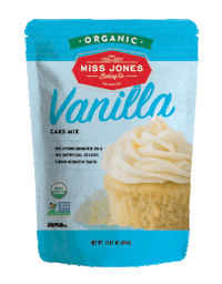 missjonesbakes organic baking mix bakers gonna bake vanilla cake Sticker