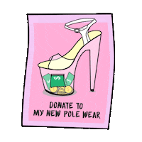Money Heels Sticker