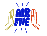 DanaChristopherson covid coronavirus quarantine highfive Sticker