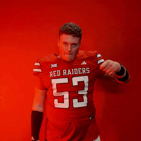 Holton Hendrix GIF by Texas Tech Football