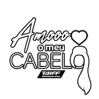taiffbrasil fashion morena cabelos liso Sticker