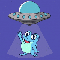 Ufo Abduction GIF by Croakey