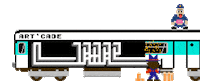 Graffiti 8Bit Sticker by Art'cade