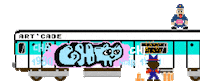 Graffiti Ratp Sticker by Art'cade