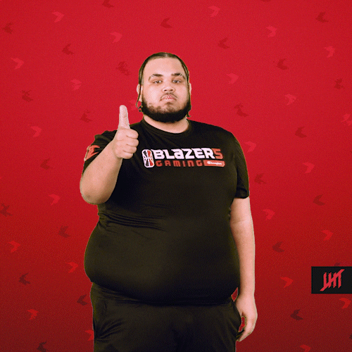 Nba 2K League Thumbs Up GIF by blazer5gaming