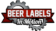beerlabelsinmotion blim beerlabelsinmotion animated beer labels Sticker