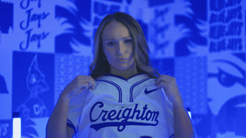 Creighton Bluejays Softball GIF by Creighton University Athletics