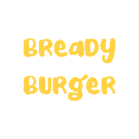 breadyburger logo yellow burger sarı Sticker