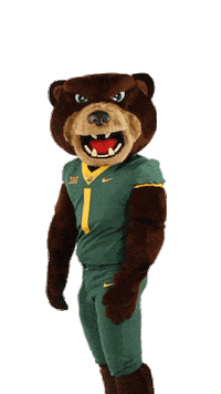 Football Nod Sticker by Baylor University