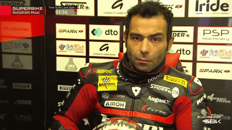 Danilo Petrucci Hello GIF by WorldSBK
