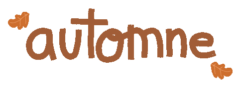 Fall Orange Sticker