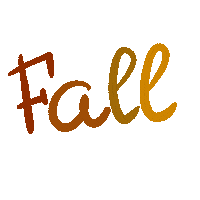 Falling Leaves Hello Sticker
