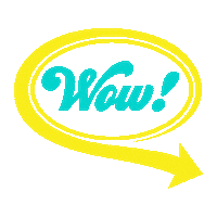 Vintage Wow Sticker