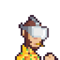 Art Pixel Sticker by Monkey Kingdom