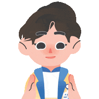 Hands Up Smile Sticker by VIRA BCA