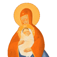 Praying Eastern Orthodox Sticker by Ancient Faith Kids