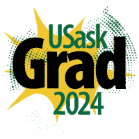 Graduation Grad Sticker by USask
