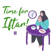 Ramadan Iftar Sticker by Potboy Groceries