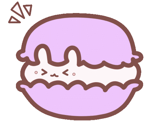 pwuffy giphyupload bunny macaron pwuffy Sticker