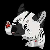 Sychwolf bongo blep sychwolf GIF