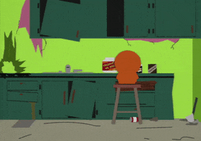 hopping down kenny mccormick GIF by South Park 