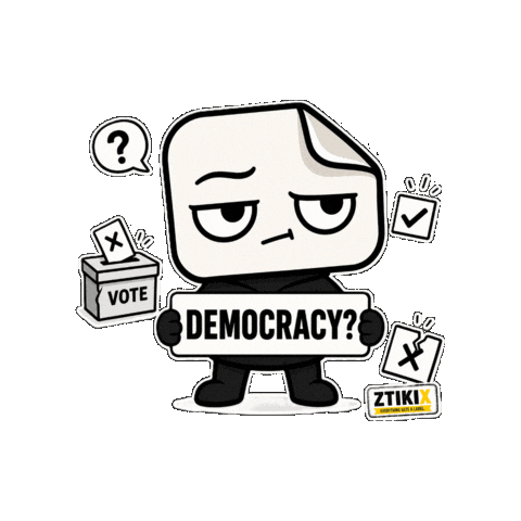 Voting Rights Sticker by ZTIKIX
