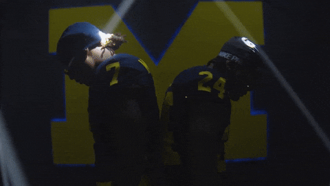 Go Blue Michigan Football GIF by Michigan Athletics