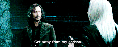 harry potter punching GIF
