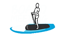 Paddle Paddleboard Sticker by Bluefin SUP