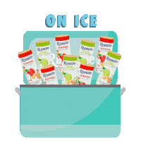 On Ice Drinking Sticker by Riunite