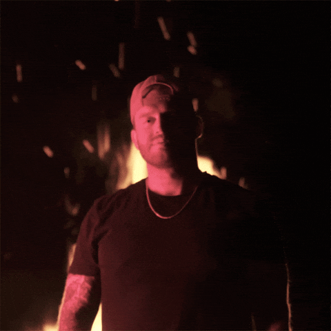 Camping Camp Fire GIF by Jon Langston