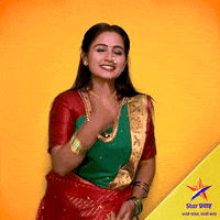 Saree Marathi GIF by Star Pravah