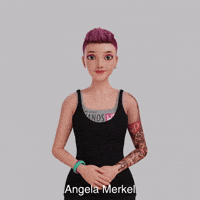 Angela Merkel Avatar GIF by Sign Time - SiMAX