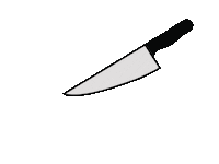 fashionabledeath knife whoops poke pokinaround Sticker
