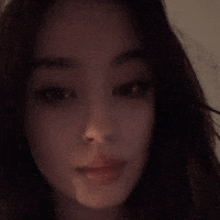 Staring Cute Girl GIF