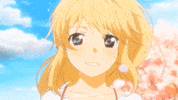 Your Lie In April Anime Girl GIF