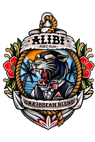 Alibirum giphyupload alibirum alibi rum Sticker