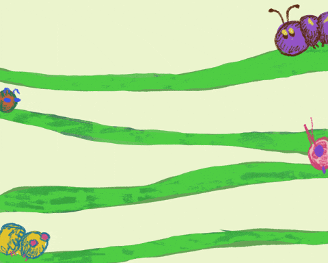 Spring Bugs GIF