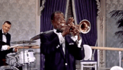 louis armstrong jazz GIF