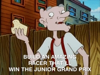 hey arnold nicksplat GIF