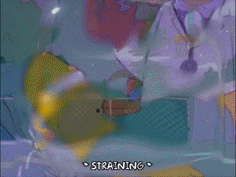 homer simpson basketball GIF