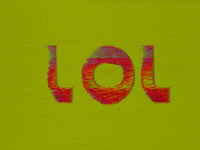 Glitch Text GIF