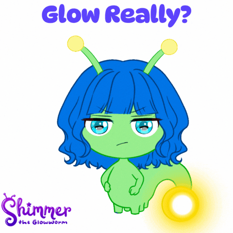 Over It Whatever GIF by ShimmertheGlowworm