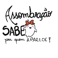 Halloween Ghost Sticker by Nathalia Zague