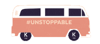 Keepcollective bus keep unstoppable keepcollective Sticker