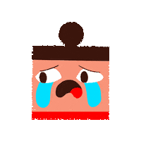 Sad Cry Sticker
